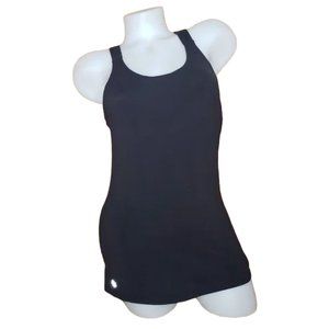 ATHLETA RACER BACK Y BLACK TANK TOP SIZE MEDIUM